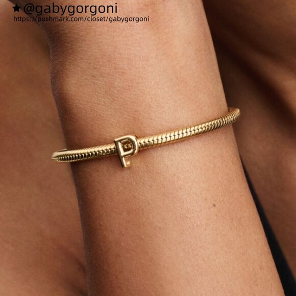 Pandora Letter P Alphabet Charm - Picture 4 of 5